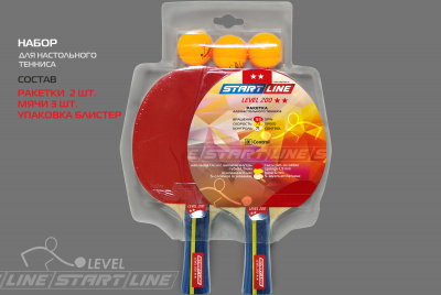 Набор 2 р-ки Level 200, 3 мяча Club Select